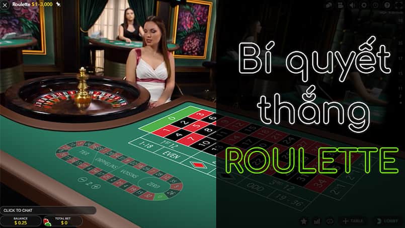 Bí quyết dễ thắng trong trò chơi roulette